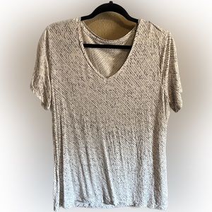 Apt. 9 Essentials White Pattern Tee